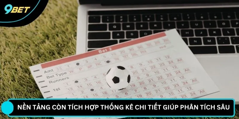 Nền tảng còn tích hợp thống kê chi tiết giúp phân tích sâu